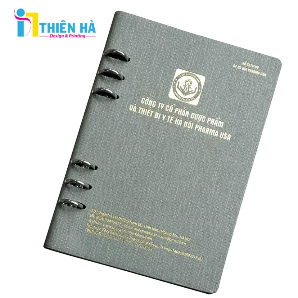 Sổ tay ép kim giá rẻ